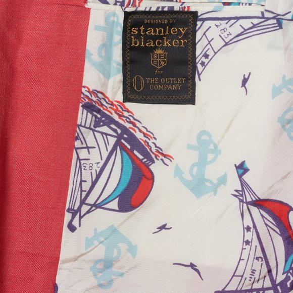 Vintage Stanley Blacker Salmon Blazer - Picture 5 of 6